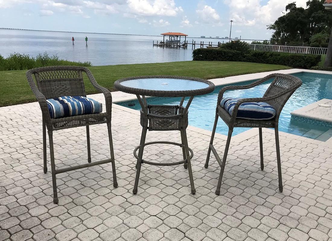 LAKESIDEC379 by Stanley Chair Co - Lakeside Outdoor Driftwood Group Stanley  Chair, coffee